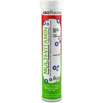 Abo Pharma Мултивитамин, 20 ефервесцентни таблетки, Abo Pharma (10003477)