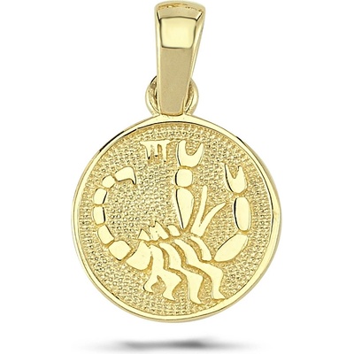 Lillian Vassago Zlatý přívěsek znamení Štír LLV03 GP001