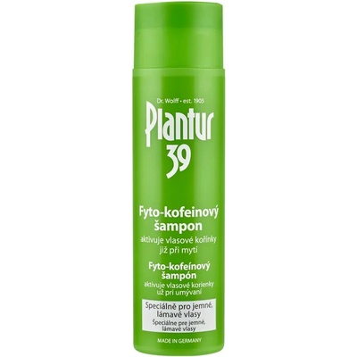 Plantur 39 Šampon s fytokofeinem speciálně pro jemné lámavé vlasy 250 ml