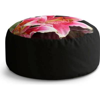 Sablio Taburet Circle Lilie: 38x48 cm
