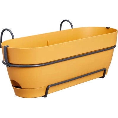 elho Balkónový hrantík vibia campana all-in-1 50 cm - honey yellow