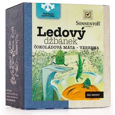 SONNENTOR - Ice Mug® Шоколадова мента - Върбинка, пакетчета чай, био, 16 бр