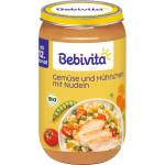Bebivita Био ястие Bebivita - Зеленчуци, спагети и пилешко, 250 g (16207-01) - ozone
