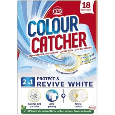 K2R Ubrousky proti obarvení a pro obnovu bílé barvy Colour Catcher 18 ks