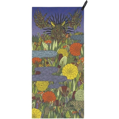PackTowl Personal mystic moose print Body žlutá 64 x 137 cm