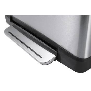 Image 1 of EKO-Europe EKO Кош за отпадъци с педал E-CUBE - 30 литра - мат (EKO 926830 - Matt s/s)