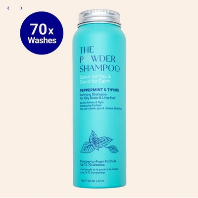 The POWDER SHAMPOO The POWDER SHAMPOO Exfoliating Shampoo For Loose Dandruff Flakes 70g láhev