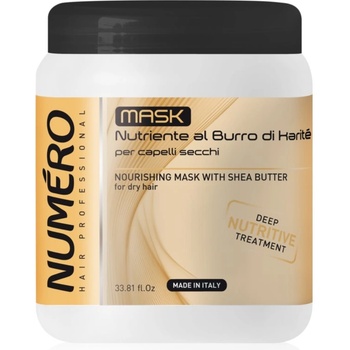 Brelil Nourishing Mask подхранваща маска с масло от шеа за суха коса 1000ml