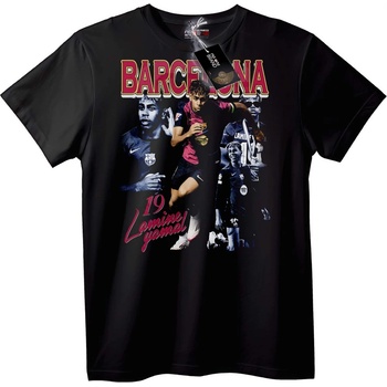 NOONEBRAND Тениска Barcelona Lamine Yamal 19 - S, White