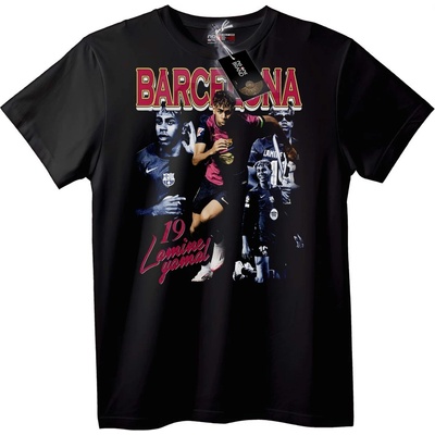 NOONEBRAND Тениска Barcelona Lamine Yamal 19 - S, White