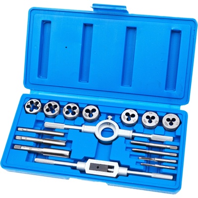 Sada závitníků a závitových oček, M3 - M12, 16 ks - SATRA S-HSSG16 – Zbozi.Blesk.cz