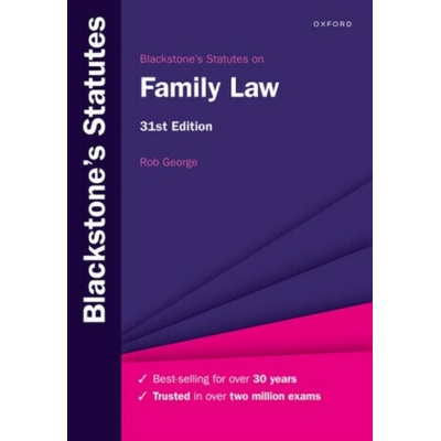 Blackstone's Statutes on Family Law - Robert P. George