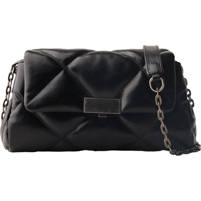 Bershka Чанта с презрамки черно, размер One Size