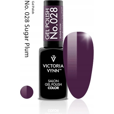 Hybridní lak barevný lak Victoria Vynn Odstíny fialové Sugar Plum