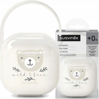 Suavinex Krabička na dudlík Wild & Free krémová – Zboží Dáma