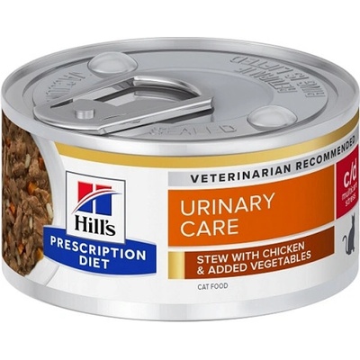 Hill's Prescription Diet Feline c/d Urinary Stress Stew Chicken & Vegetables 82 g