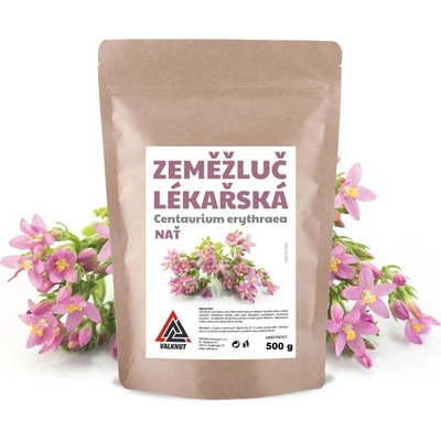 VALKNUT Zeměžluč lékařská Centaurium erythraea nať 500 g