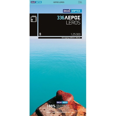 Leros Kós turistická mapa 1:25.000