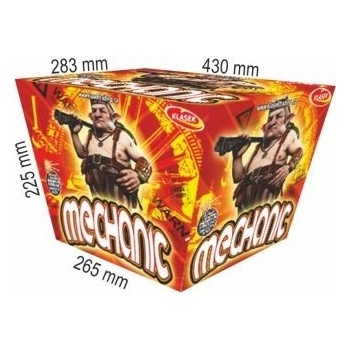 Mechanik 49 ran šikmý ohňostroj