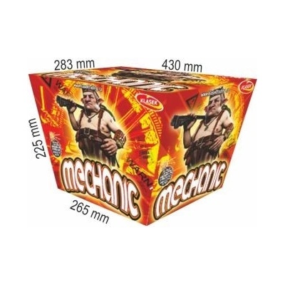 Mechanik 49 ran šikmý ohňostroj