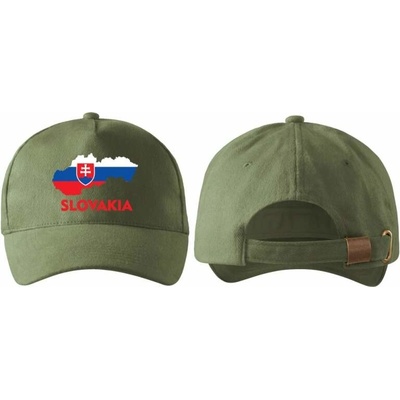 s vlajkou SLOVENSKA khaki