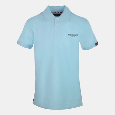 Aquascutum Блуза с яка Aquascutum Men's Polo Short Sleeve Shirt - Cielo