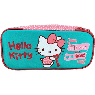 GIM Ученически несесер Gim - Hello Kitty, Sweetheart (335-74144)