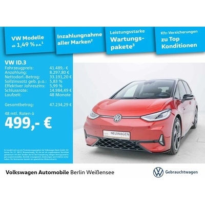 Volkswagen ID.3 GTX 210 kW