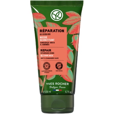 Yves Rocher Маска - за възстановяване Маска за коса унисекс 200ml
