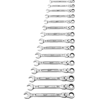 Milwaukee račňové kľúče 8 ÷ 22 mm Sada 15 kusov 4493247855
