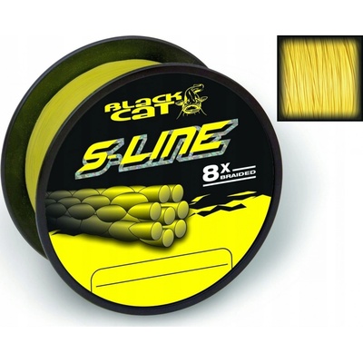 Black Cat Šnúra S-Line Žltá 300m 0,55mm 70kg