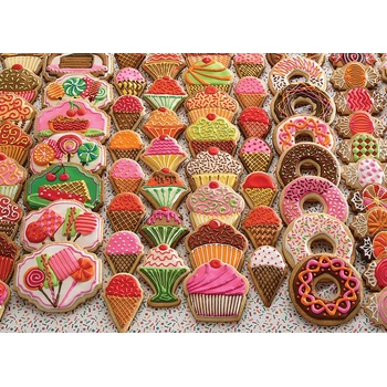 Image 1 of Cobble Hill - Puzzle Family Puzzle: Sweet Treats 350 pieces - 350 piese