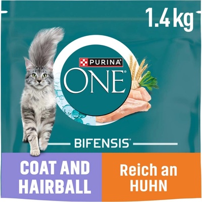 Purina ONE BIFENSIS COAT & Hairball kuře 1,4 kg