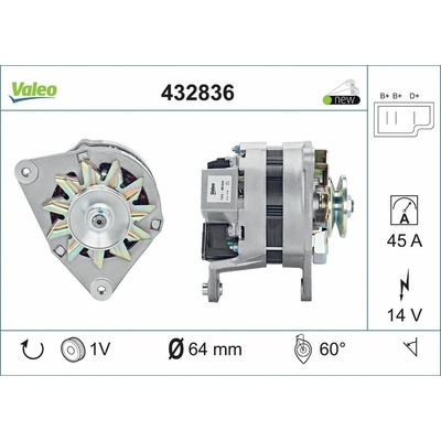 Alternátor VALEO 432836