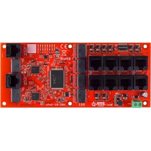 ATTE Power xPoE-10-20A-OF, 10 порта (8xPoE+ 10/100 + 2xGigabit Uplink), unmanaged, open-frame