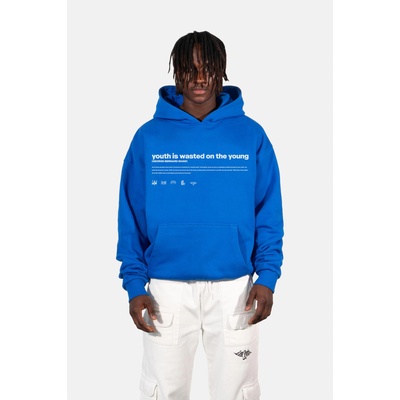 Urban Classics Суичър LY HOODY ''INFLUENCED'' cobalt blue XXLUB-LY016-01495 - Бял, размер S