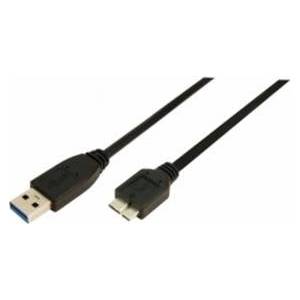LogiLink USB Cable LogLink USB-A - Micro-B 2 m Black (CU0027)