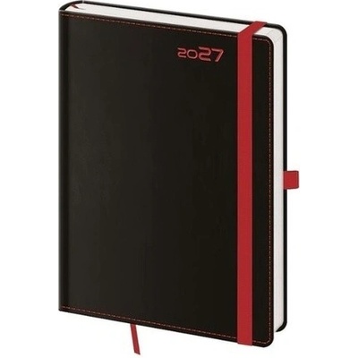 Helma A5 Denní 2027 Black Red