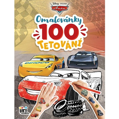 Jiří Models Omalovánky a 100 tetování Auta
