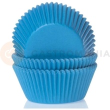 House of Marie Košíčky na cupcakemodrá HM0084 modrá průměr 5 cm 50 ks