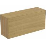 Ideal Standard Atelier Conca стенен шкаф за монтаж на стена с 1 чекмедже и плот 120 см, светло дъбово покритие (T4320Y6)