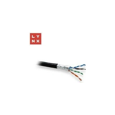 Lynx CS LX-SLD-FTP5E-PE-BK FTP Cat5e PE (Fca) 0,5mm celoměděný venkovní 305m černý