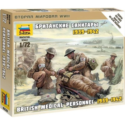 Zvezda Britskí vojenskí zdravotníci 1939-1942 1:72