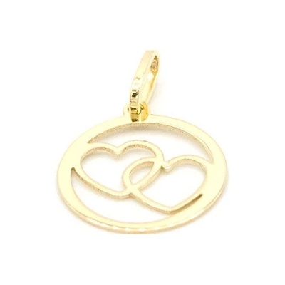 B&B Goldinvestic Zlatý přívěsek písmeno B N4880