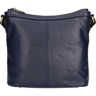 Hexagona luxusní kožené dámské crossbody 113032 modrá