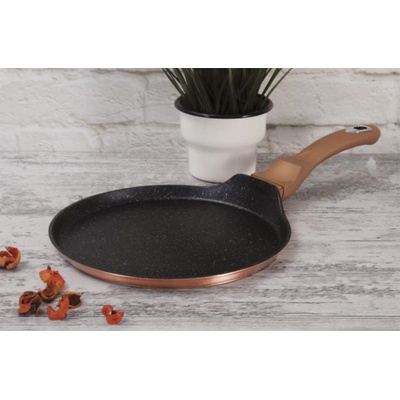 BerlingerHaus na palačinky s mramorovým povrchem Rosegold Metallic Line 25 cm