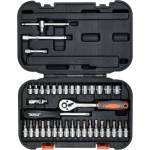 STHOR Комплект тресчотка, битове и вложки sthor, 1/4 ", 38 части (euro 58640)