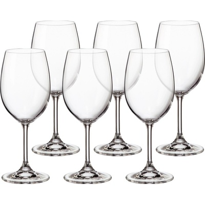 Crystalite Bohemia Sklenice na víno SYLVIA 6 x 250 ml