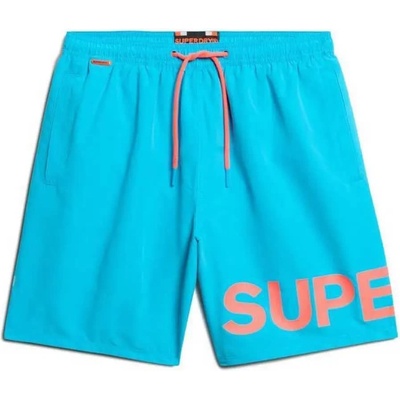 Superdry Бански гащета Superdry Graphic 17´´ swimming shorts - Blue (Hawaii Blue)