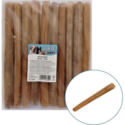 Tyč buvolí JUKO Snacks 25 cm 10 ks